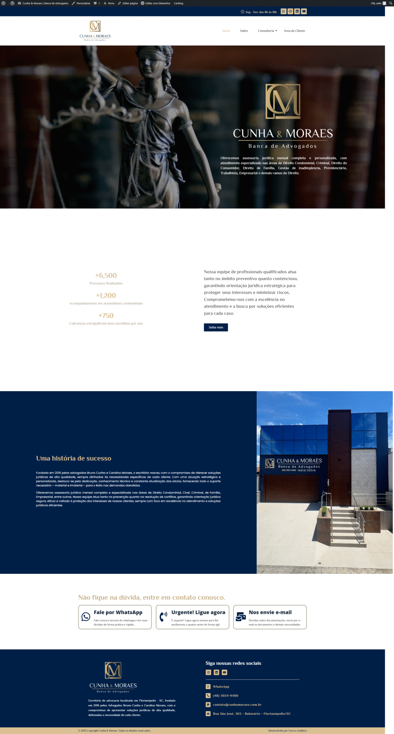 Site Cunha & Moraes