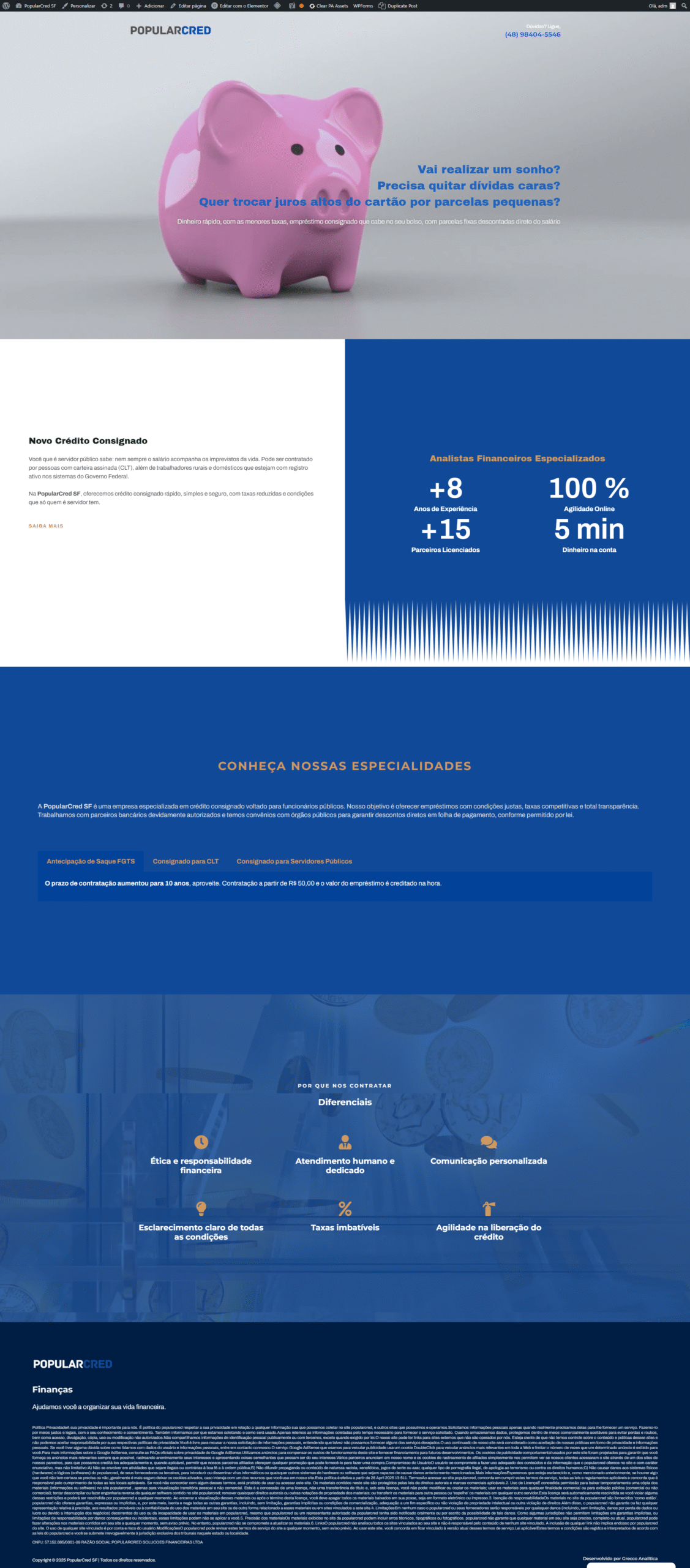 Site PopularCred SF